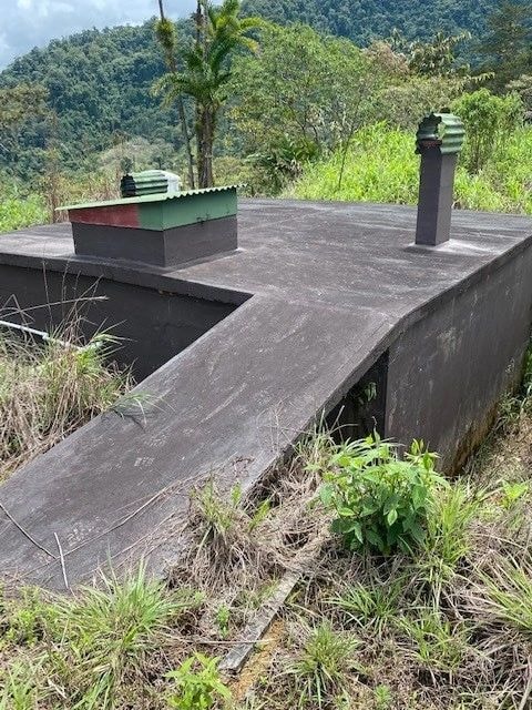Water cistern on the estate