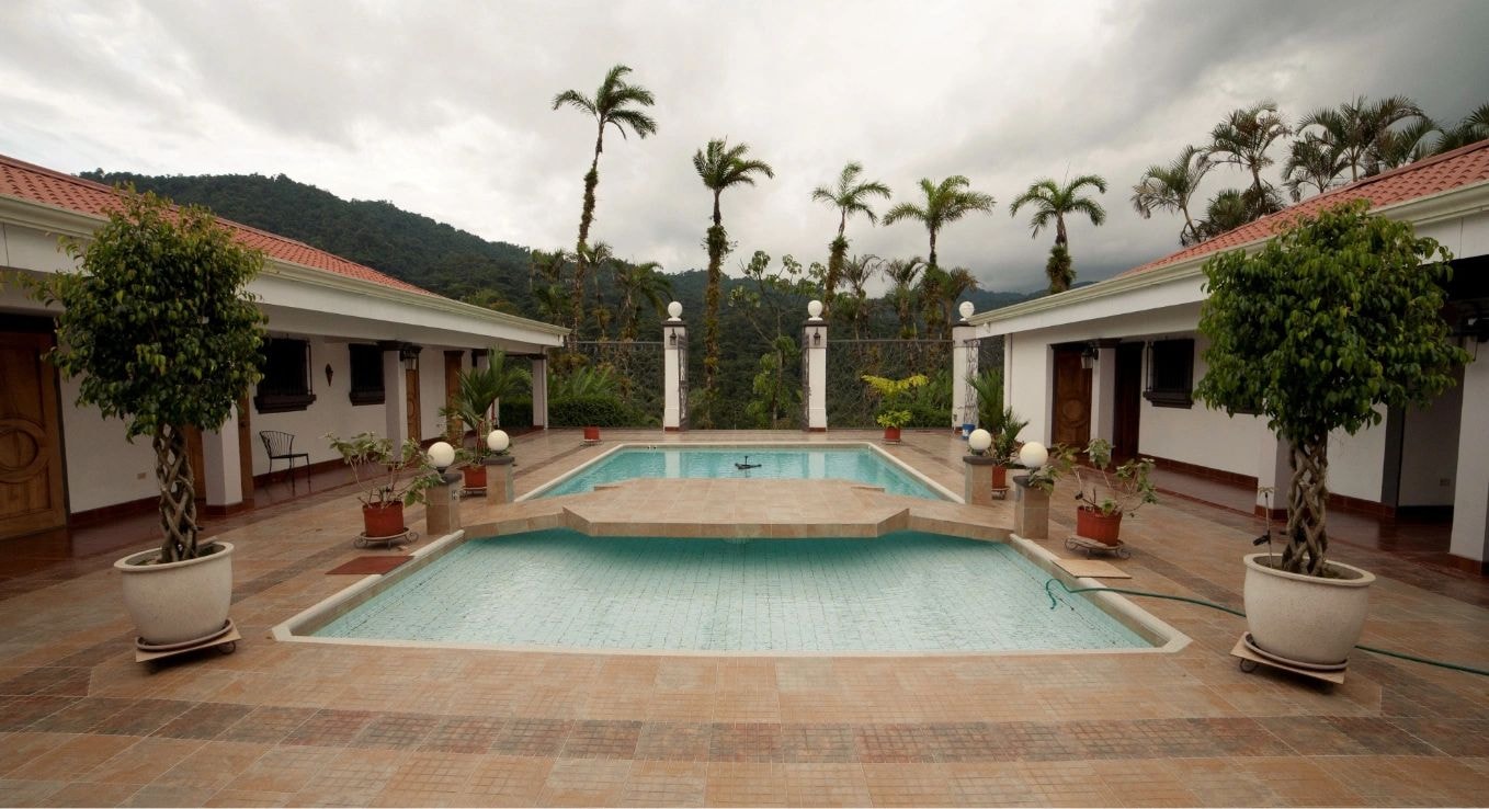 Private spring-fed swimming pool