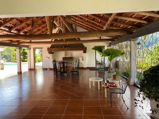 Stone garden patio